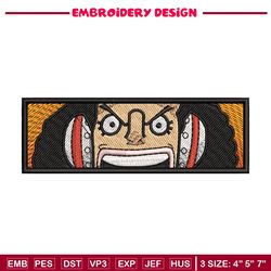 Usopp eyes embroidery design, One piece embroidery, Anime design, Embroidery shirt, Embroidery file, Digital download