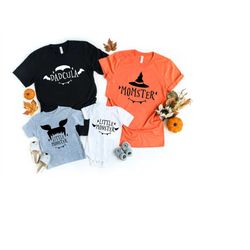 momster shirt, dadcula shirt, mom halloween tshirt, dad halloween tee, matching funny family halloween tee, halloween gi
