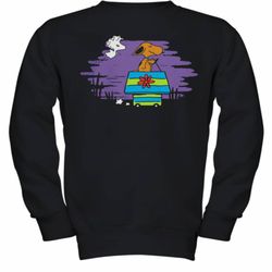 halloween snoopy and woodstock home youth sweatshirt