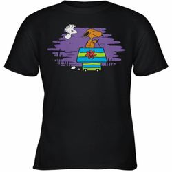 halloween snoopy and woodstock home youth t-shirt
