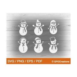 snowman svg bundle, snowman clipart, let it snow snowman svg, snowman cut file, christmas snowman svg, christmas svg, sn
