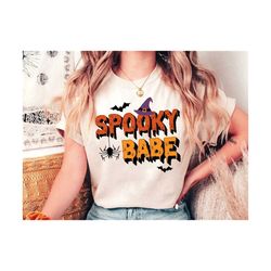 spooky babe svg, spooky season svg, halloween svg, trick or treat svg, spooky vibes svg, witchy svg, halloween witch svg