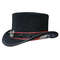 Live To ride Leather Top Hat 1jpg