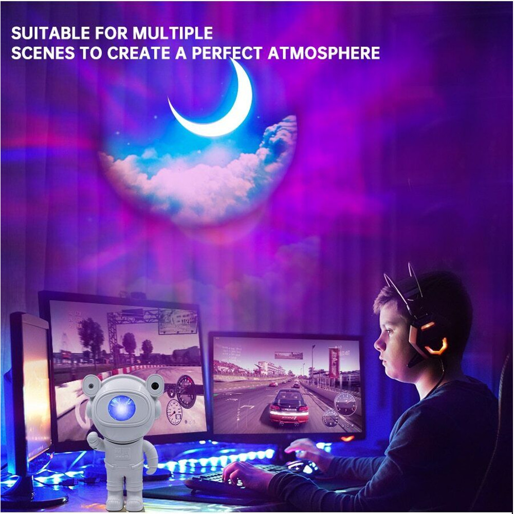 Astronaut Star Projector Night Light Remote 2