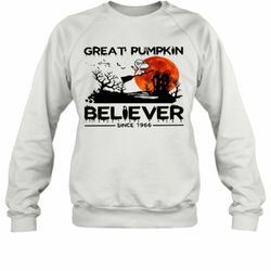 halloween snoopy great pumpkin believer since 1966 sunset sweatshirt