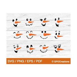 snowman face svg, snowman faces svg, snowman svg, christmas snowman svg, snowman cut file, christmas cut file, snowman c