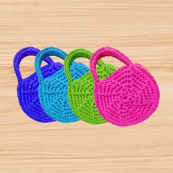 A Crochet Round Bag pdf Pattern