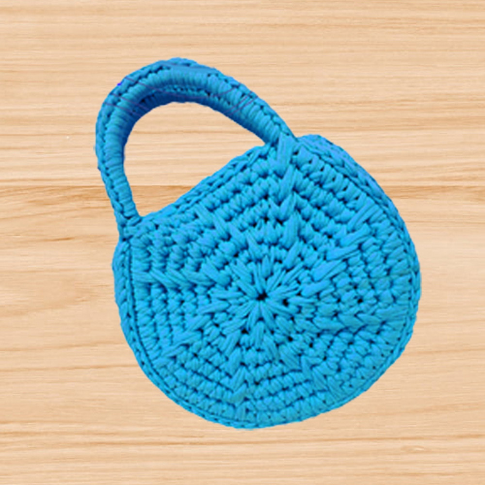 A crochet round bag pattern