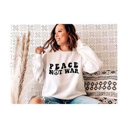 peace not war svg, choose peace svg, peace sign svg, peace support, stop war svg, retro svg, i choose peace svg, stand w