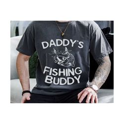 Daddy's Fishing Buddy SVG, Father's Day Svg, Kid Fishing SVG, Fisherman Dad SVG, New Dad Svg, Dad And Baby Svg, Newborn