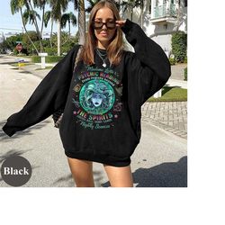 the haunted mansion sweatshirt and hoodie, halloween madame leota haunted mansion shirt, welcome foolish mortals shirt,