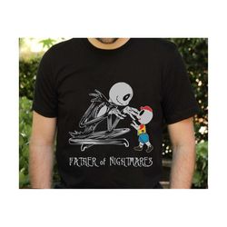 father of nightmares svg, father's day svg, nightmare svg, dad and son matching shirt, gift for daddy, father's day gift
