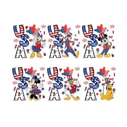 mouse and friends 4th of july png, happy 4th of july png, american freedom png, red white and blue, fourth of july png,