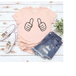 this guy shirt, thumbs shirt, thumbs up clipart shirt, this guy thumbs shirt, hands shirt