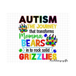 autism momma bear svg, autism awareness, autism svg, autism mom svg, autism support, 2nd april svg, puzzle pieces svg, b