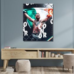 connor mcgregor canvas, mcgregor wall decor,ufc conor mcgregor canvas wall art