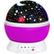 Rotating Starry Sky Projector Night Light Purple