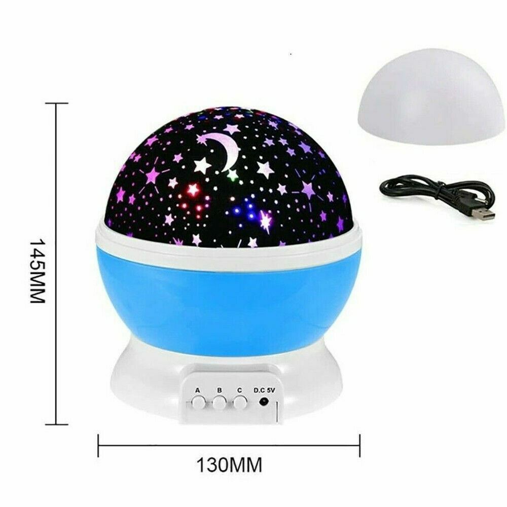 Rotating Starry Sky Projector Night Light 4