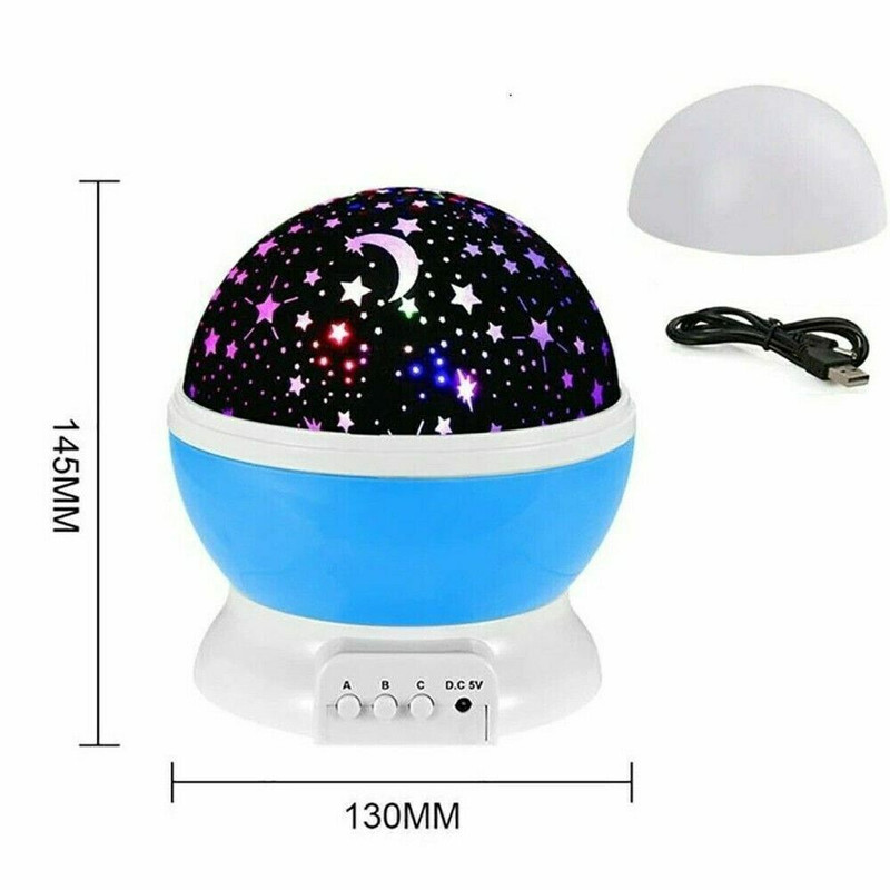 Rotating Starry Sky Projector Night Light 4