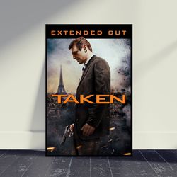 taken movie poster, wall art, room decor, home decor, art poster for gift, living room decor