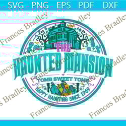 retro the haunted mansion map tomb sweet tomb png file