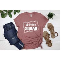birthday squad shirt, birthday team shirt, birthday party shirt, birthday squad t-shirt