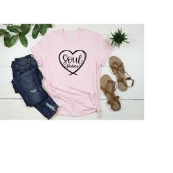 soul sisters shirt, best friends shirt, friends matching shirts, gift for best friend, birthday gift for besties, gift f