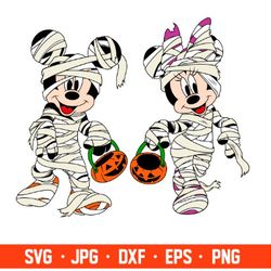 halloween mummy mickey minnie svg-free svg-daily freebies svg-cricut silhouette vector cut file