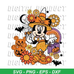 retro mickey spooky mouse and friends svg cricut file