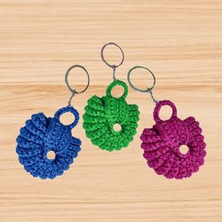 A Crochet bag keychain pdf pattern