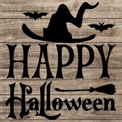 Happy Halloween SVG, Cute Halloween SVG, Ghost svg, Halloween Quote svg, Ghost Vibes svg, Halloween Vibe SVG EPS DXF PNG