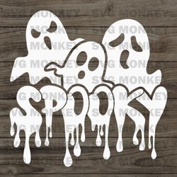 Spooky SVG, Ghosts SVG, Halloween SVG, Family Halloween Shirt Svg, Scary Shirt  SVG EPS DXF PNG