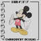 mickey mouse embroidery design