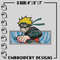 Naruto embroidery design