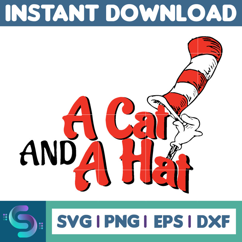 Dr Seuss Svg, Cat In The Hat SVG, Dr Seuss Hat SVG, Green Eggs And Ham Svg, Dr Seuss for Teachers Svg, Cricut, Thing Svg (314).jpg