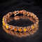 agate beads yellow copper wire wrapped bracelet bangle for woman  handmade jewelry (2).jpeg