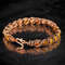 agate beads yellow copper wire wrapped bracelet bangle for woman  handmade jewelry (6).jpeg