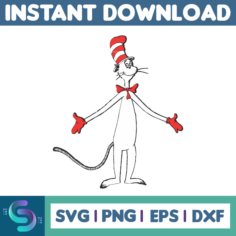 Dr Seuss Svg, Cat In The Hat SVG, Dr Seuss Hat SVG, Green Eggs And Ham Svg, Dr Seuss for Teachers Svg, Cricut, Thing Svg (364).jpg