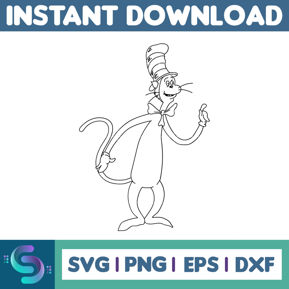 Dr Seuss Svg, Cat In The Hat SVG, Dr Seuss Hat SVG, Green Eggs And Ham Svg, Dr Seuss for Teachers Svg, Cricut, Thing Svg (368).jpg