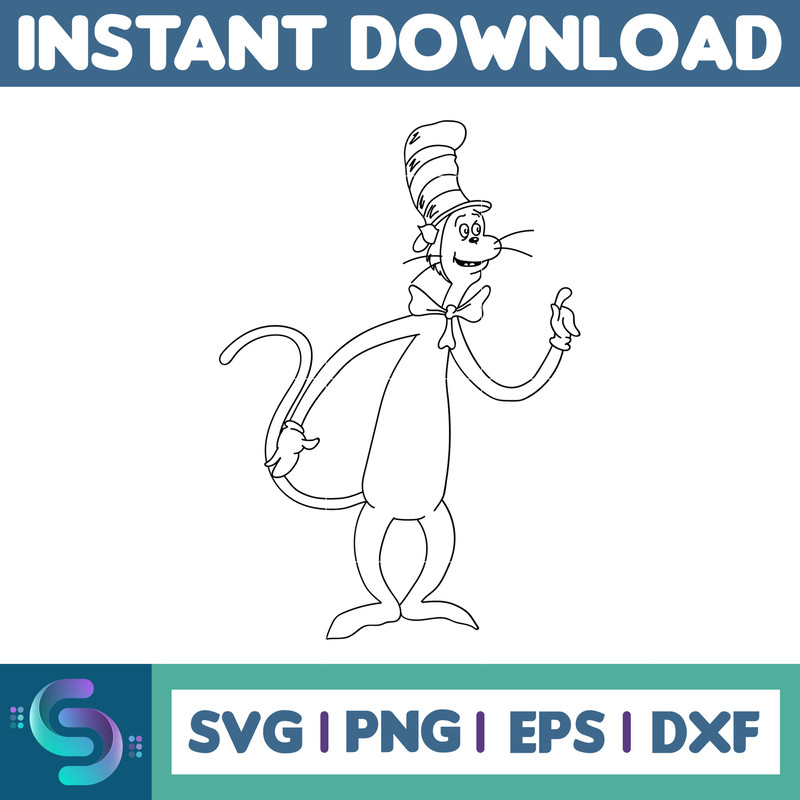Dr Seuss Svg, Cat In The Hat SVG, Dr Seuss Hat SVG, Green Eggs And Ham Svg, Dr Seuss for Teachers Svg, Cricut, Thing Svg (368).jpg