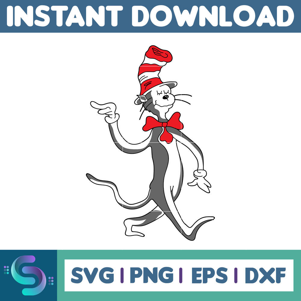 Dr Seuss Svg, Cat In The Hat SVG, Dr Seuss Hat SVG, Green Eggs And Ham Svg, Dr Seuss for Teachers Svg, Cricut, Thing Svg (373).jpg
