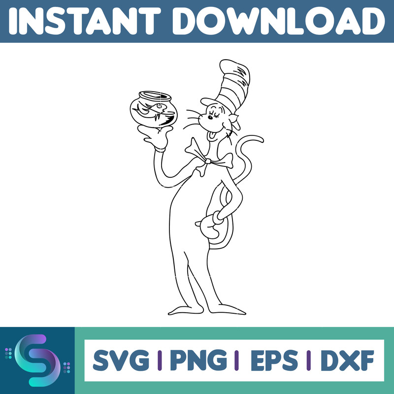 Dr Seuss Svg, Cat In The Hat SVG, Dr Seuss Hat SVG, Green Eggs And Ham Svg, Dr Seuss for Teachers Svg, Cricut, Thing Svg (375).jpg