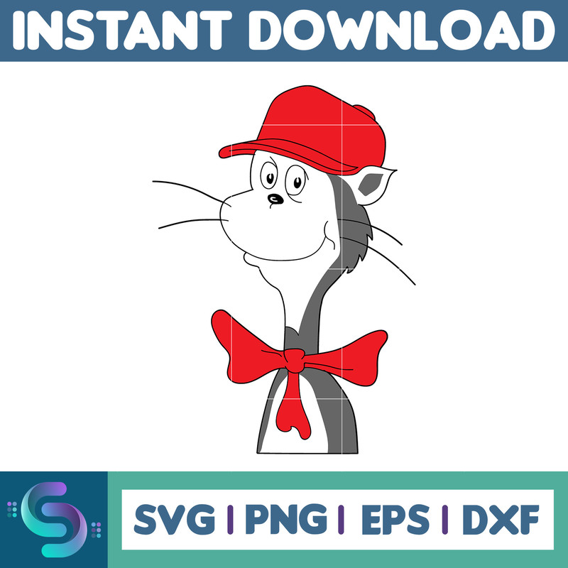 Dr Seuss Svg, Cat In The Hat SVG, Dr Seuss Hat SVG, Green Eggs And Ham Svg, Dr Seuss for Teachers Svg, Cricut, Thing Svg (394).jpg