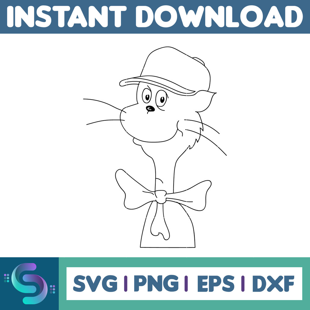 Dr Seuss Svg, Cat In The Hat SVG, Dr Seuss Hat SVG, Green Eggs And Ham Svg, Dr Seuss for Teachers Svg, Cricut, Thing Svg (395).jpg