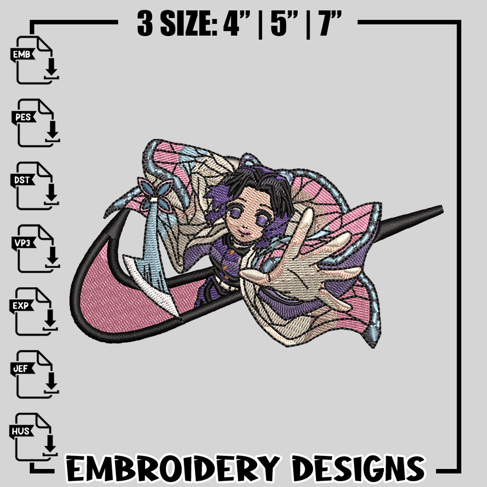 Nike x Shinobu embroidery design