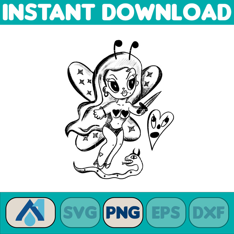 Angel Devil Music Album 2023 Png, Hot Spanish Music Png, Trendy New Album Png, T-shirt Design Sublimation, Latin Song Png (5).jpg
