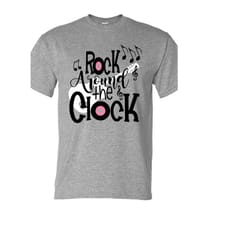 50's svg, rock around the clock svg, guitar svg, music svg, digital cut files, svg, ai, pdf, eps, png, jpeg, instant dow