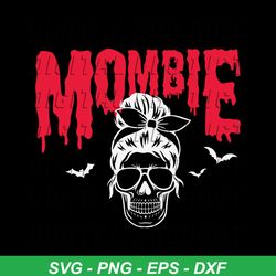 vintage mombie halloween svg zombie mom svg file