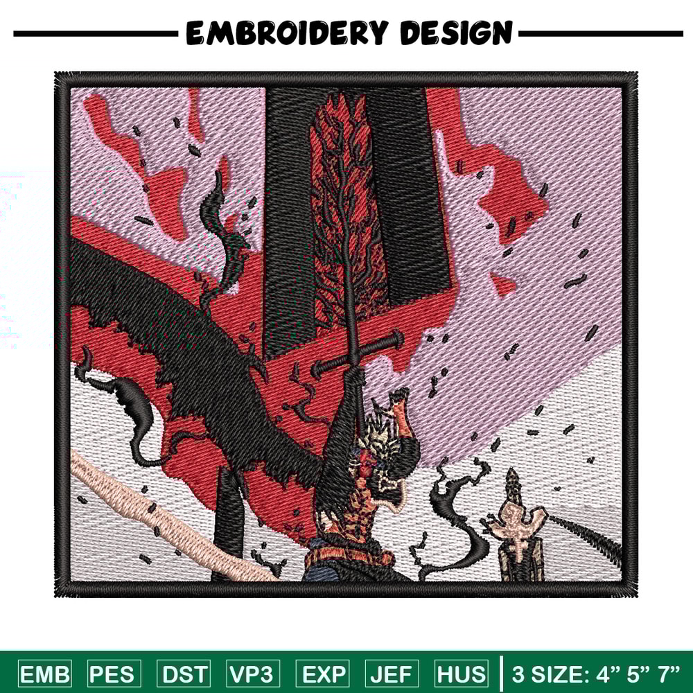 Asta sword embroidery design, Black clover embroidery, Anime design, Embroidery shirt, Embroidery file, Digital download.jpg