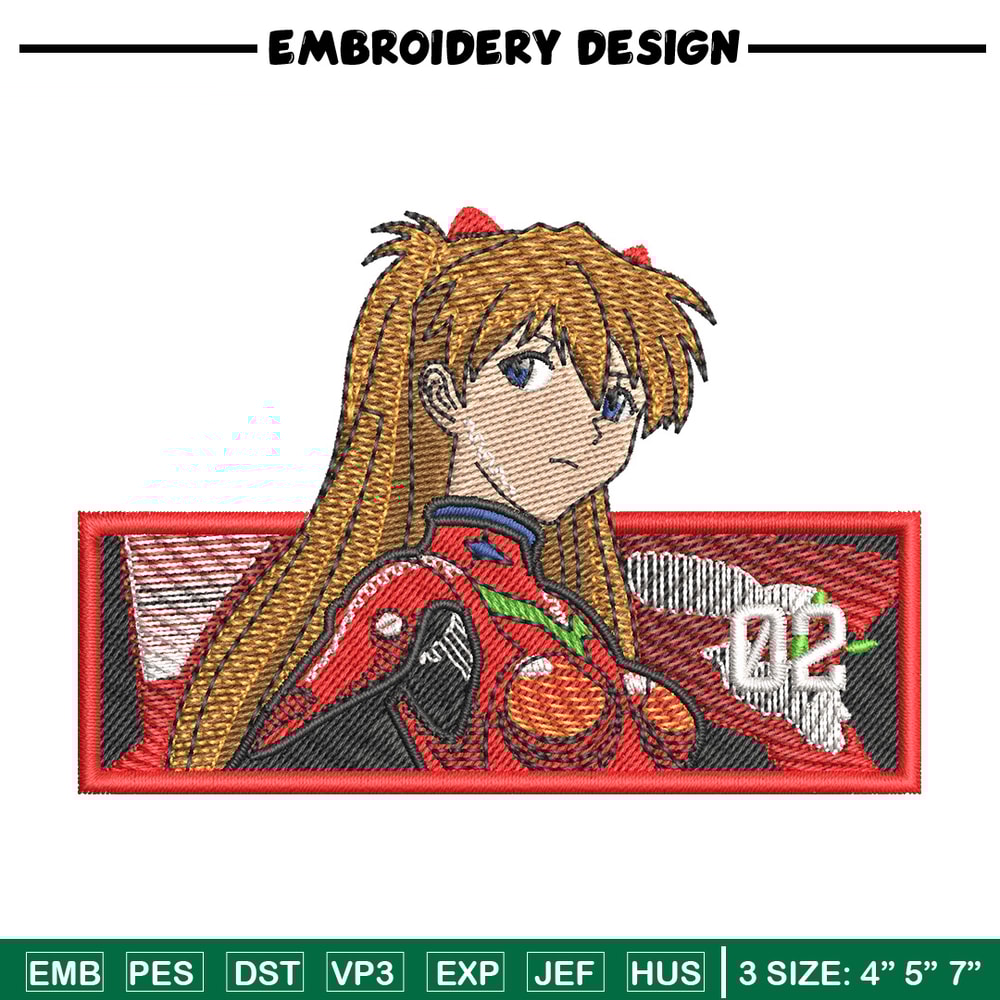 Asuka box embroidery design, Shin Seiki embroidery, Anime design, Embroidery shirt, Embroidery file, Digital download.jpg
